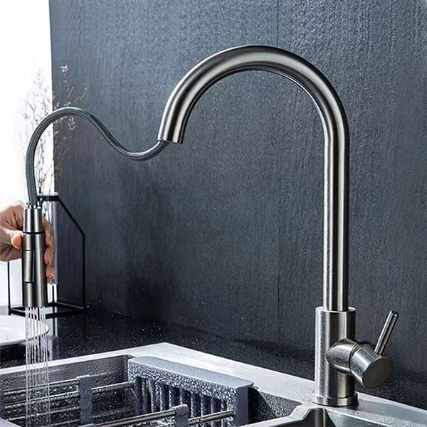 Steel Pull Out Kitchen Faucets