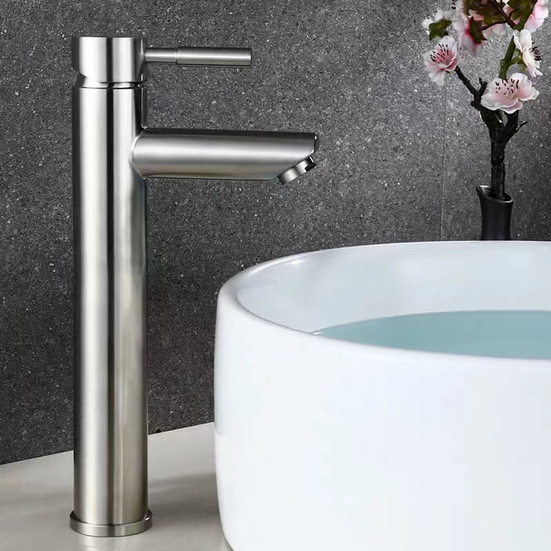 Single Handle Tall Bathroom Faucet For Vessel Sinks-YSBF002