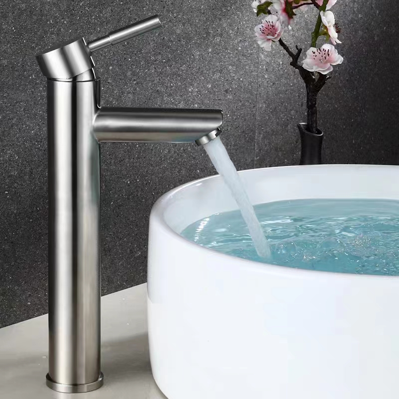 Single Handle Tall Bathroom Faucet For Vessel Sinks-YSBF002