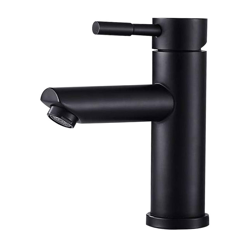 Single Handle Matte Black Bathroom Sink Faucet-YSBF001