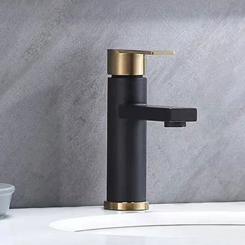 Single Level Black Gold Bathroom Faucet-YSBF008