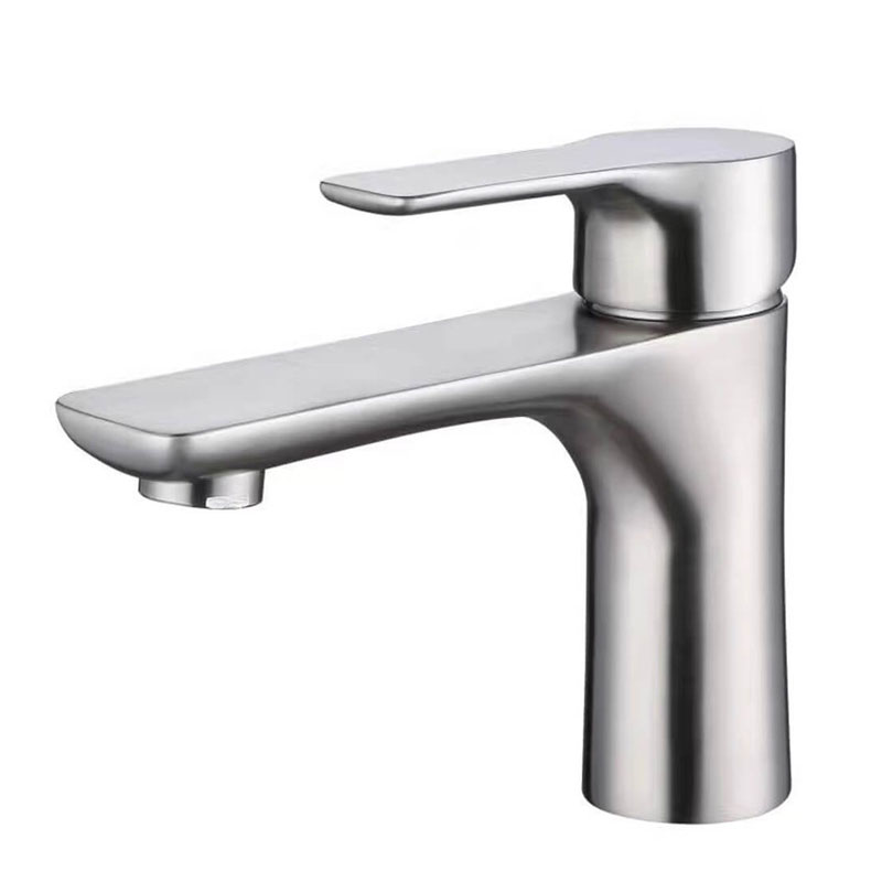 Stainless Steel Single Hole Bathroom Sink Faucet-YSBF011