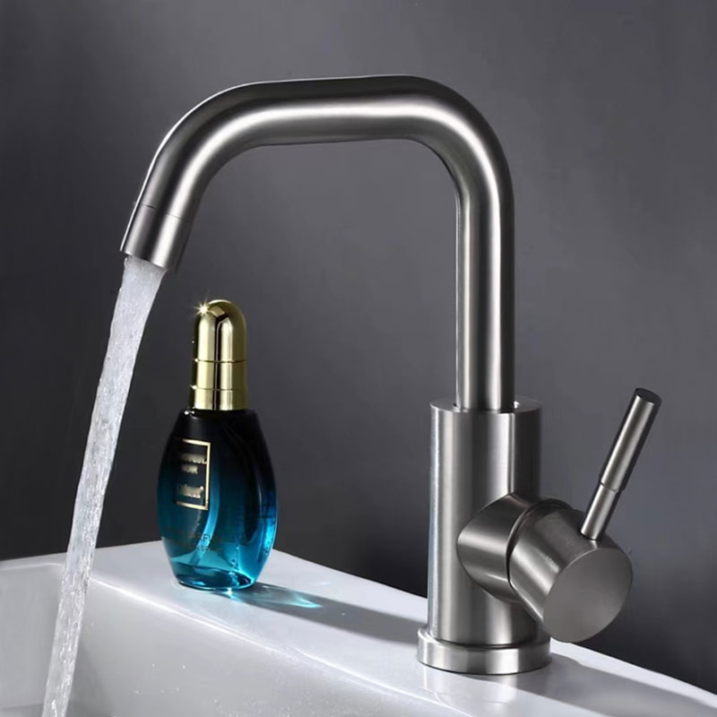 Single Level Stainless Steel Bathroom Sink Faucet-YSBF015