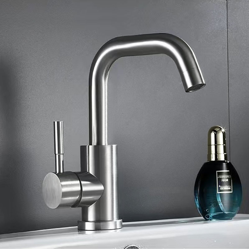 Single Level Stainless Steel Bathroom Sink Faucet-YSBF015