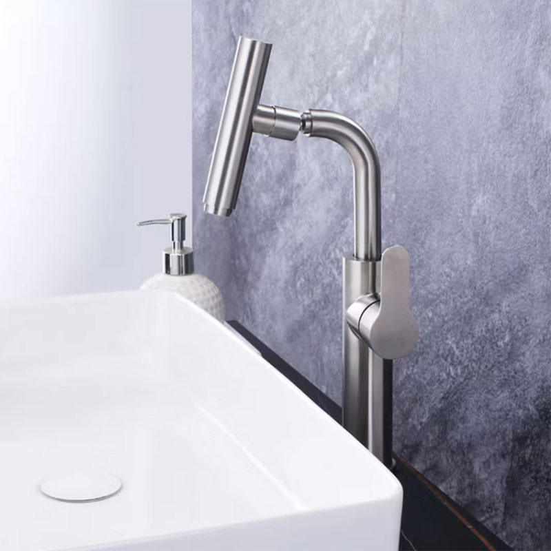 Stainless Steel Tall Bathroom Basin Mixer Tap-YSBF022