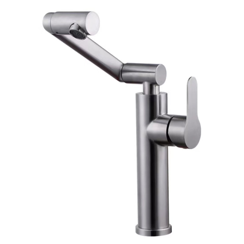 Rotating Single Level High-arc Bathroom Sink Tap-YSBF023