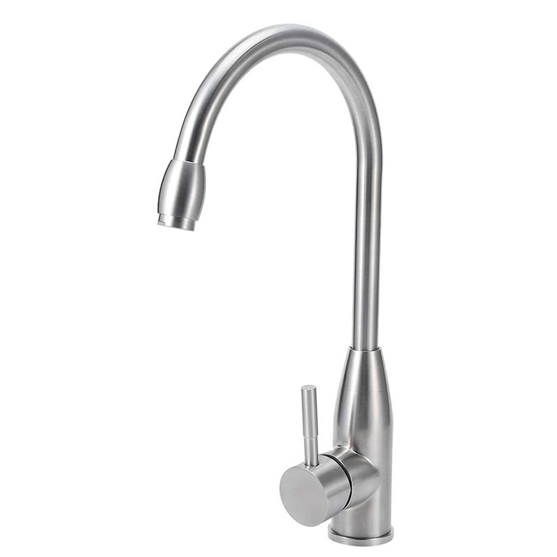 Brushed Nickle Single Handle Kitchen Mixer Tap-YSKF004