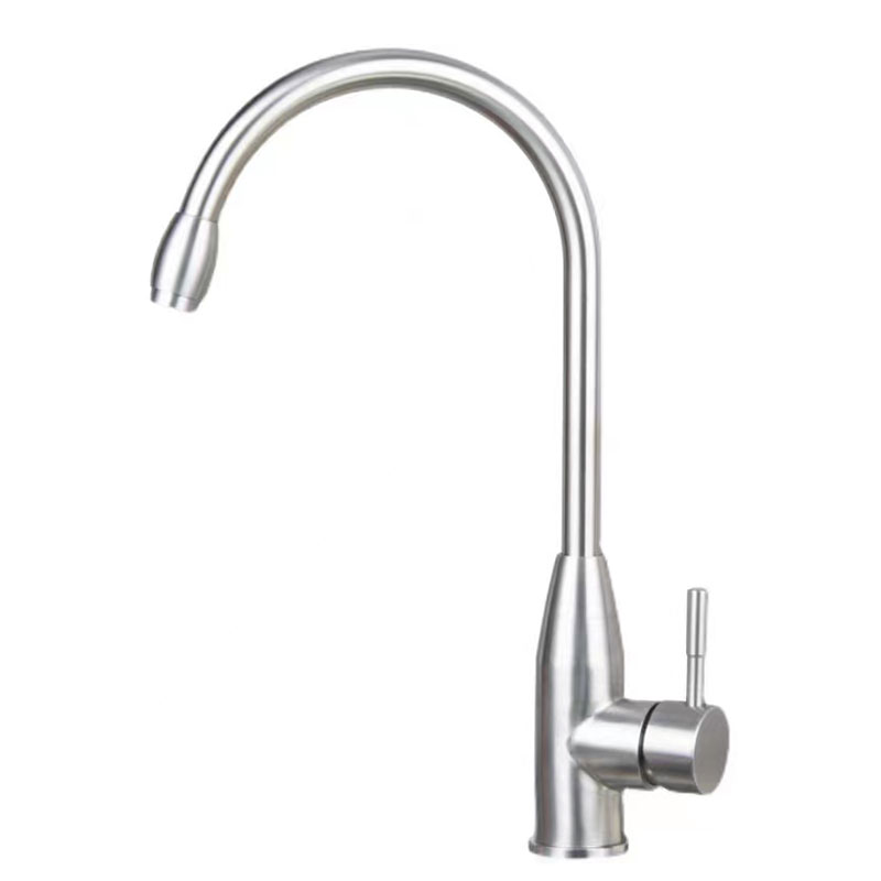 Brushed Nickle Single Handle Kitchen Mixer Tap-YSKF004