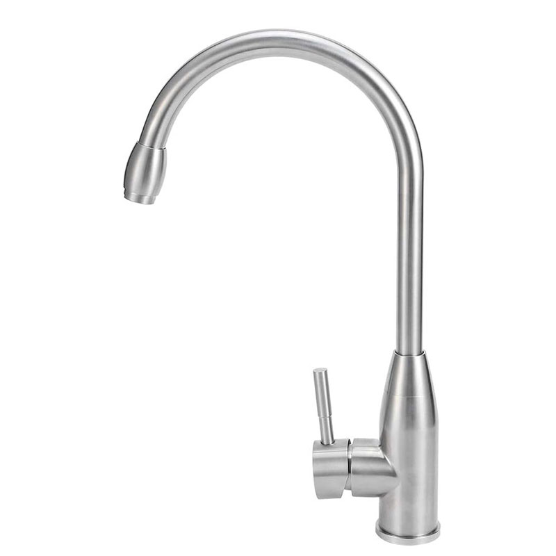 Brushed Nickle Single Handle Kitchen Mixer Tap-YSKF004