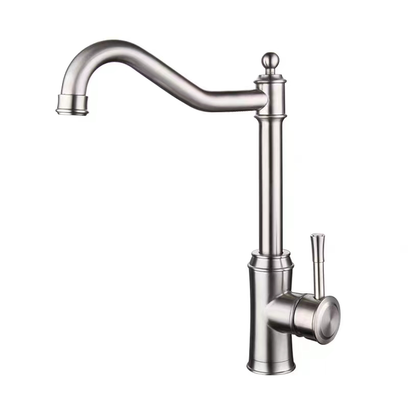 Vintage Style Kitchen Sink Faucet With Traditional Spout-YSKF008