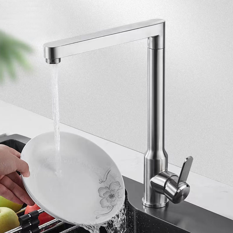 Modern Single Handle Square Kitchen Sink faucet-YSKF015