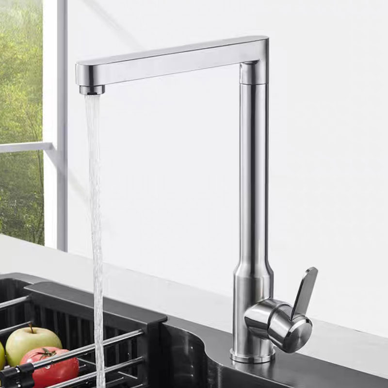 Modern Single Handle Square Kitchen Sink faucet-YSKF015