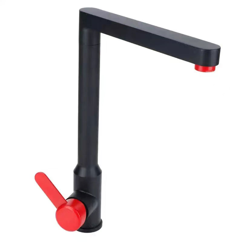 Matte Black Kitchen Water Sink Faucet-YSKF016