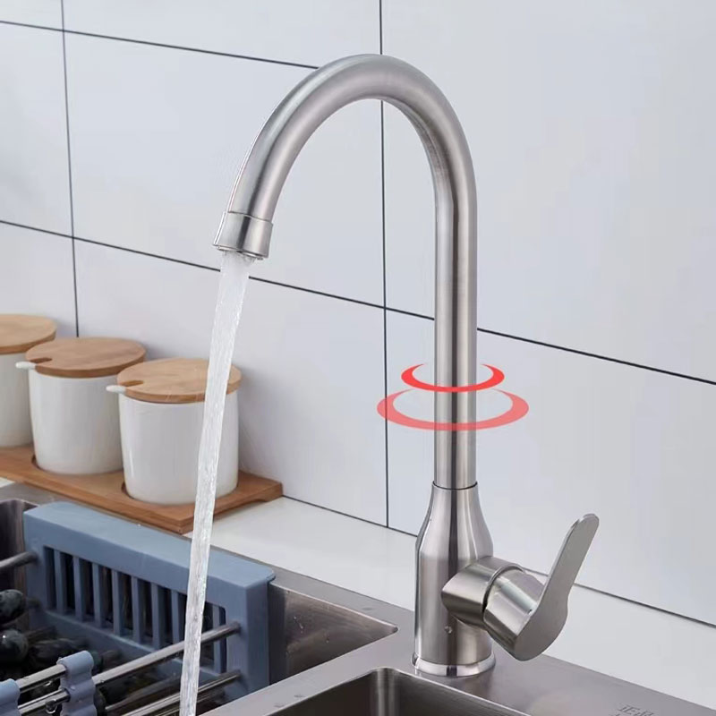 Stainless Steel Lead Free Kitchen Sink Faucet-YSKF020