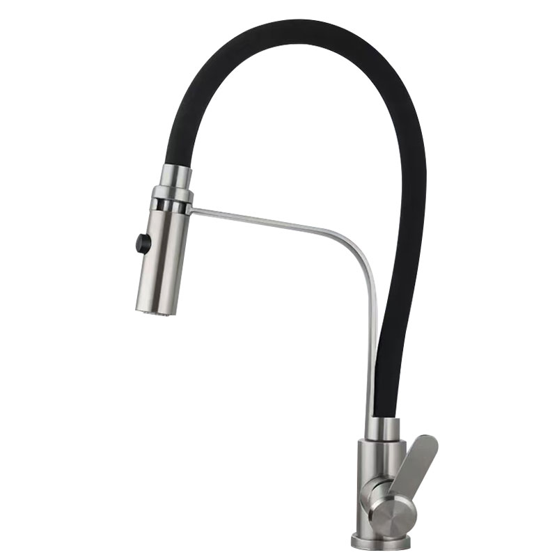 Single Handle Pull Down Kitchen Faucet-YSKF031