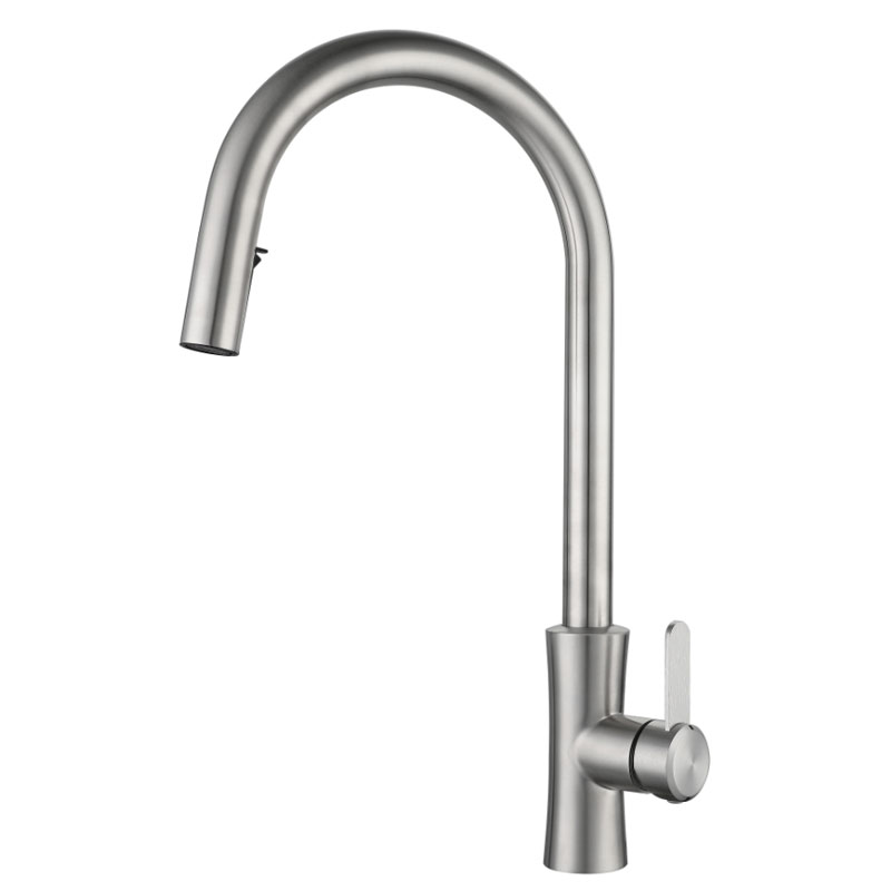 Stainless Steel Hidden Kitchen Sink Pull-Out Sprayer Faucet-YSKF033