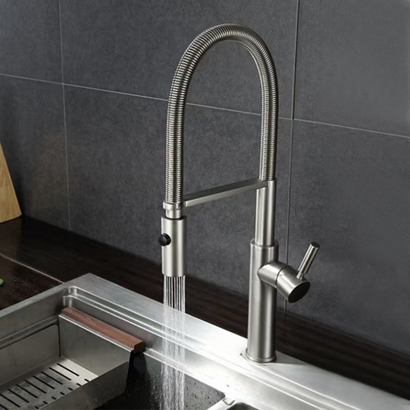 Stainless Steel Pull Out Kitchen Faucet-YSKF038