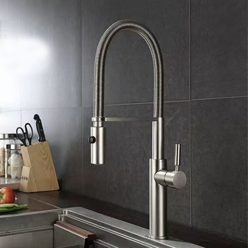 Stainless Steel Pull Out Kitchen Faucet-YSKF038