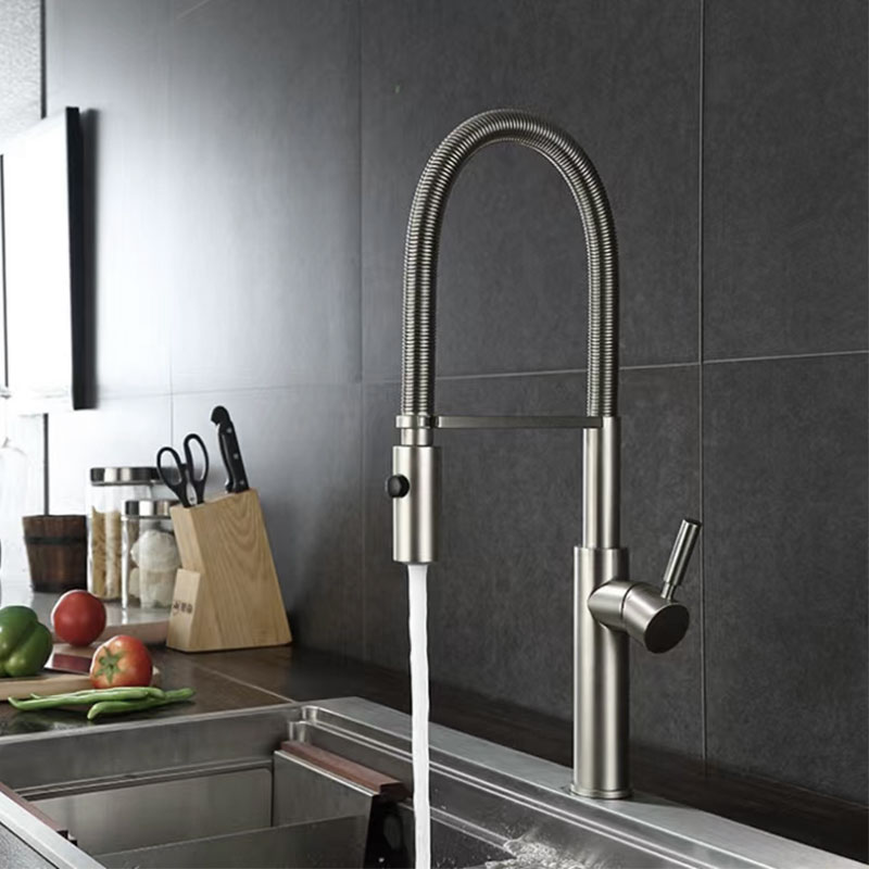 Stainless Steel Pull Out Kitchen Faucet-YSKF038