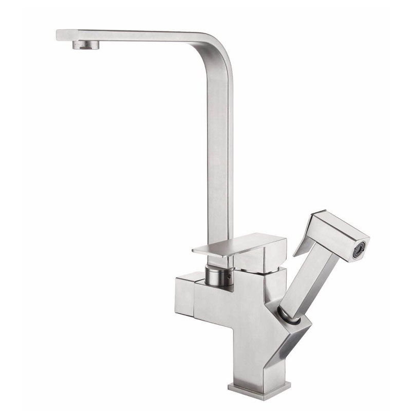 Pull Out Multi-function Kitchen Sink Faucet With High Pressure Spray Gun-YSKF046