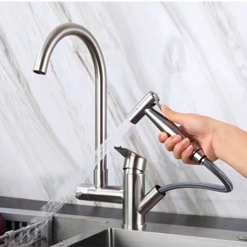 Robot Multifunctional Kitchen Sink Faucet With Bidet Sprayer Gun-YSKF047