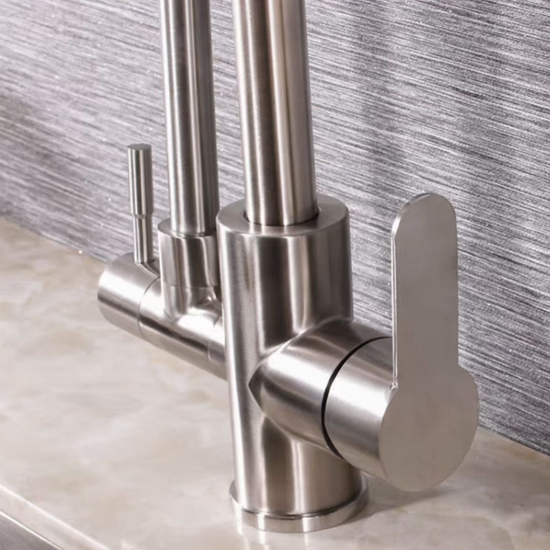 Stainless Steel Double Kitchen Sink Faucet-YSKF062