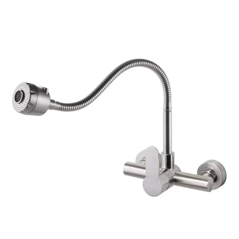 Wall Mounted Extendable Kitchen Sink Faucet-YSKF063