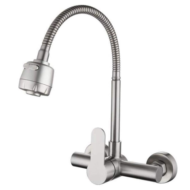 Wall Mounted Extendable Kitchen Sink Faucet-YSKF063