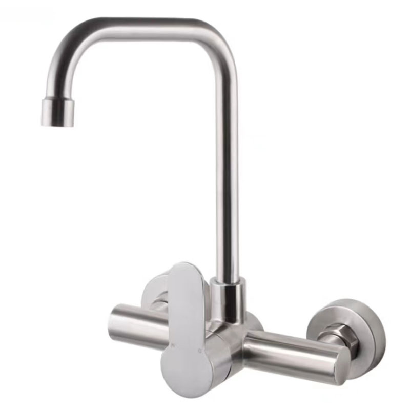 Wall Mounted Single Handle Kitchen Sink Faucet-YSKF064