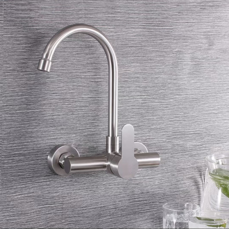 Stainless Steel Kitchen Sink Wall Mount Faucet-YSKF065