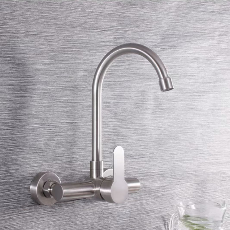 Stainless Steel Kitchen Sink Wall Mount Faucet-YSKF065