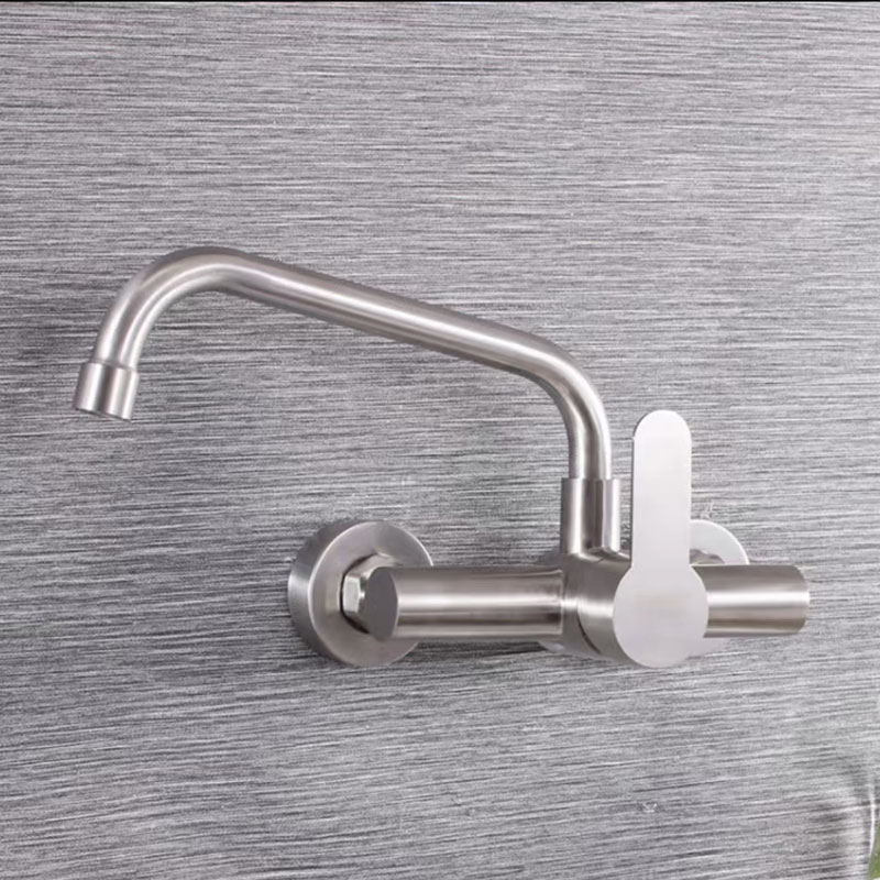 Single Level Swivel Wall Mounted Kitchen Faucet-YSKF066