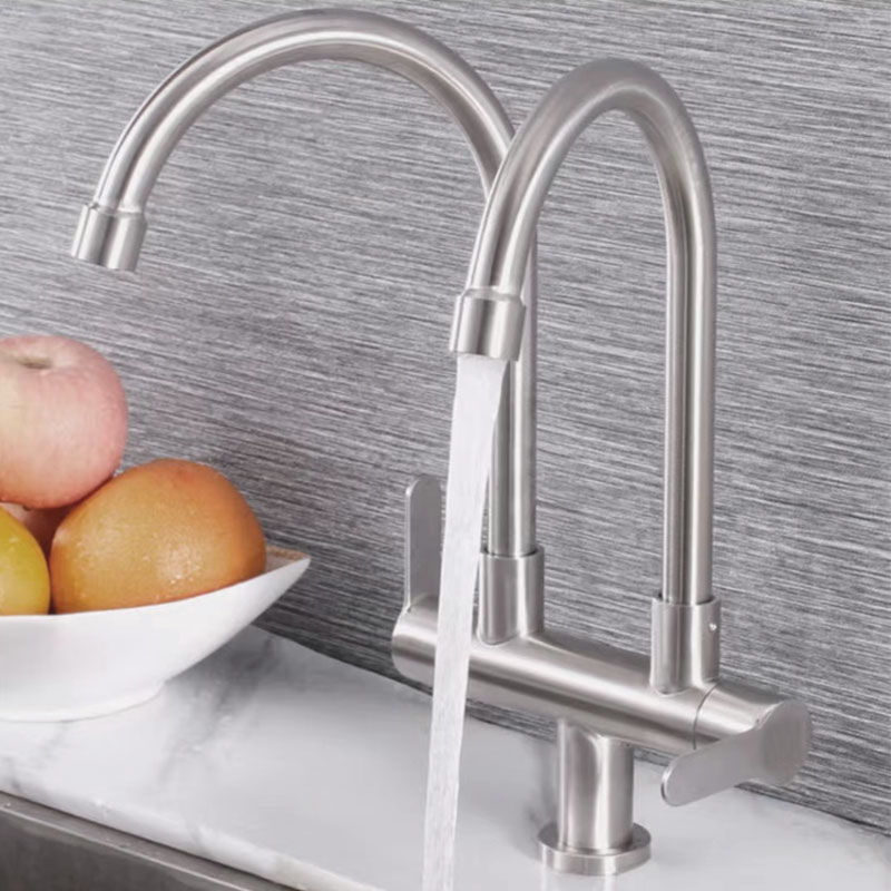 Double Head Kitchen Single Cold Water Faucet-YSCF002