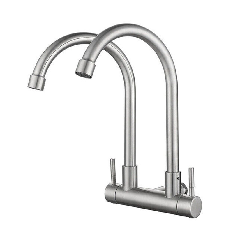 Wall Mounted Faucet Cold Water Faucet With Double Pipe-YSCF007