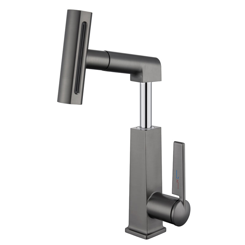 Pull Out Lift Up Bathroom Waterfall Sink Faucet-YSBF028