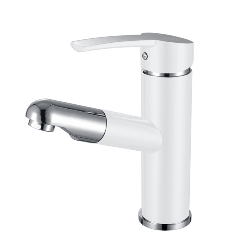 Chrome Pull Down Bathroom Basin Faucet-YSBF030