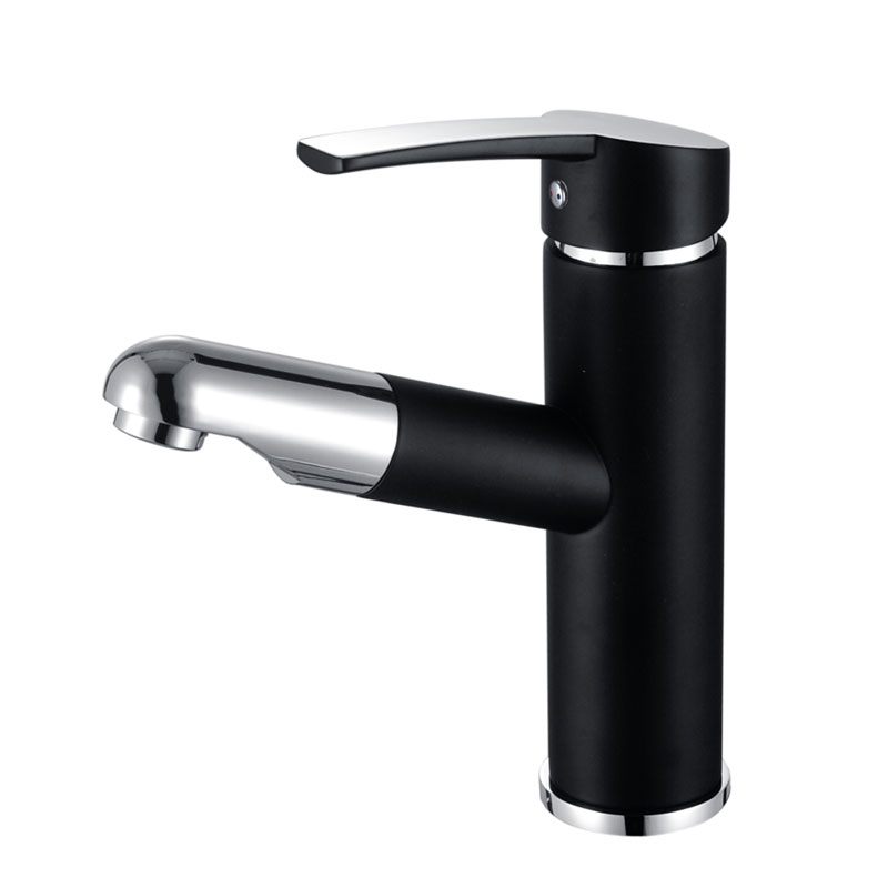 Chrome Pull Down Bathroom Basin Faucet-YSBF030