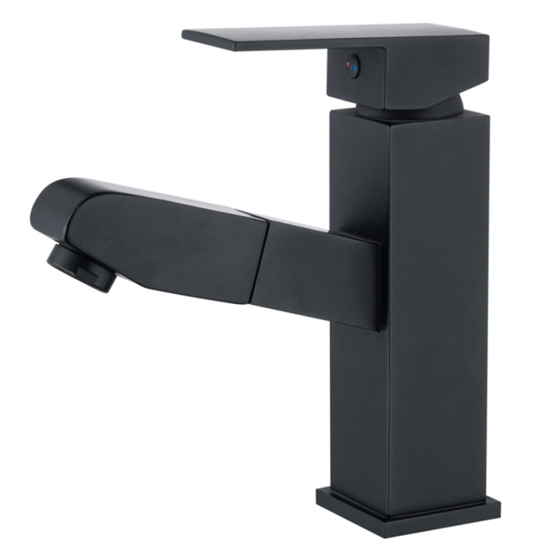 Single Handle Pull Down Bathroom Sink Tap-YSBF032