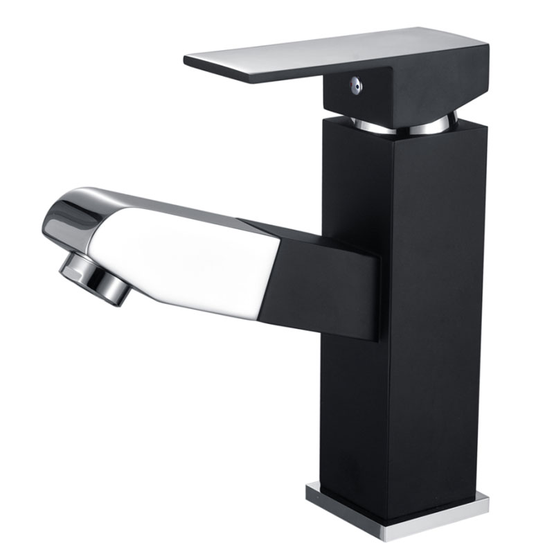 Single Handle Pull Down Bathroom Sink Tap-YSBF032