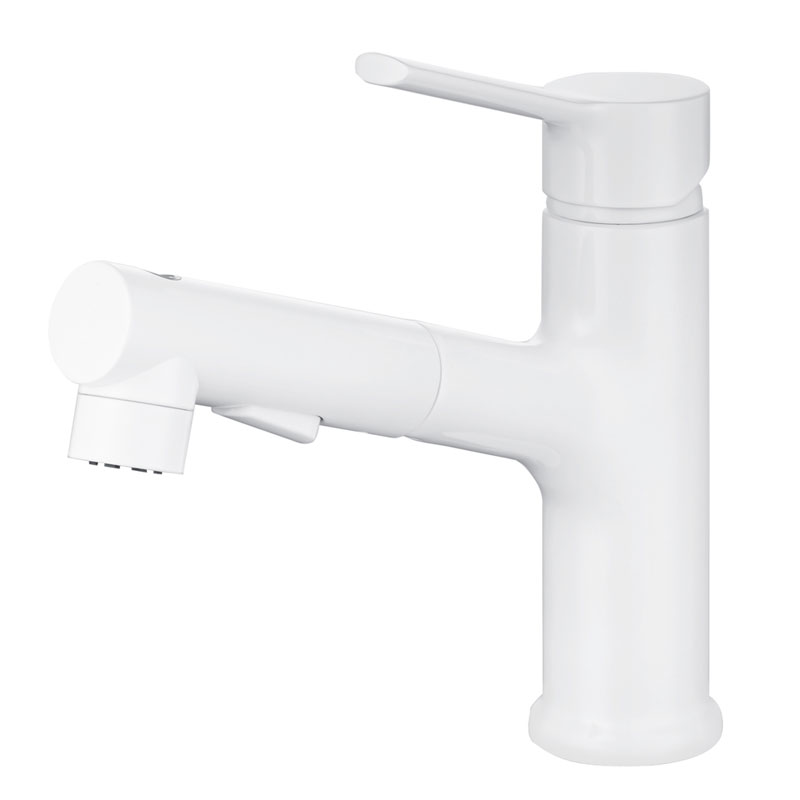 Single Handle Bathroom Basin Faucet With Sprayer-YSBF034