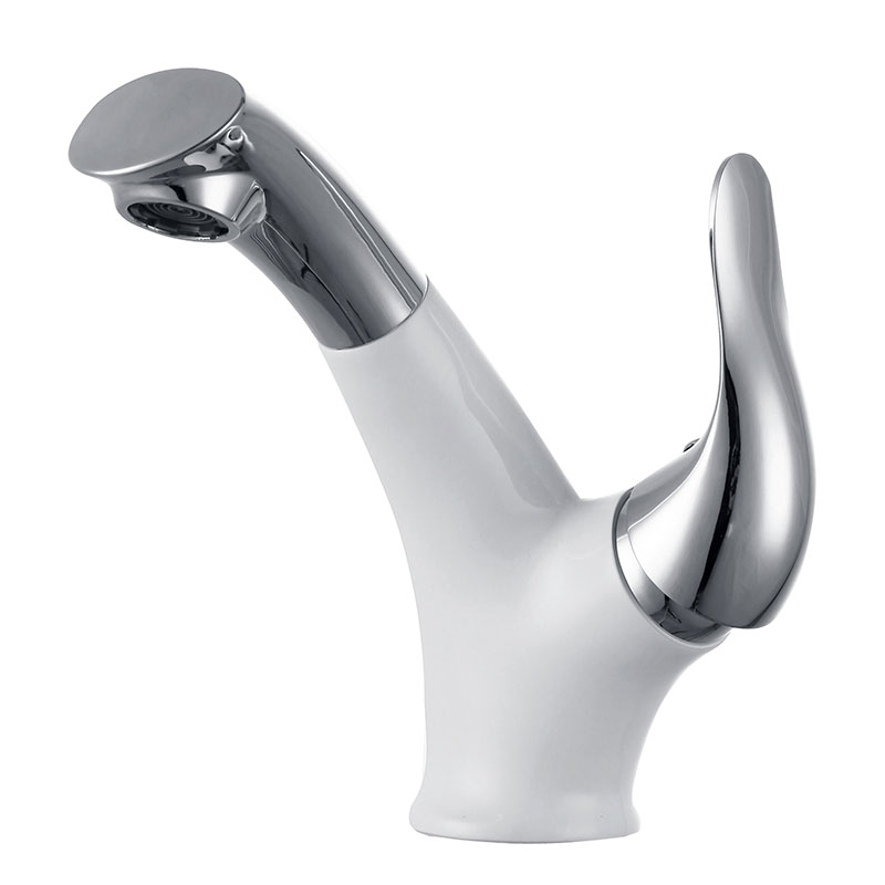 Single Handle Bathroom Sink Faucet With Sprayer-YSBF039