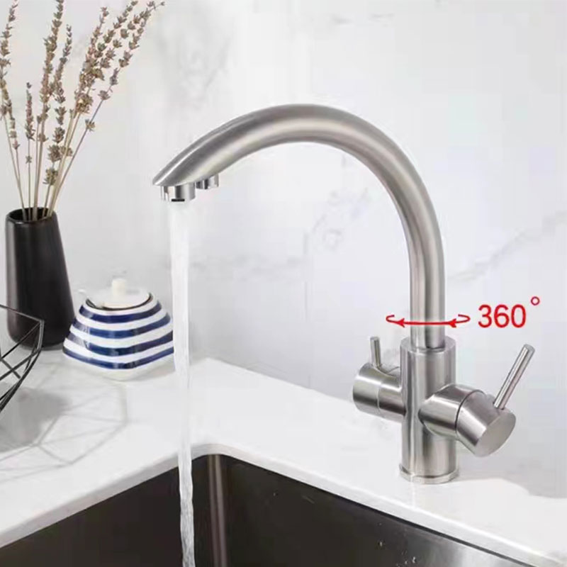 Stainless Steel Three-way Kitchen Water Purifier Faucet-YSDF006