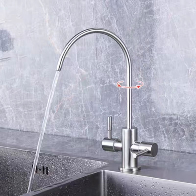 Swivel Reverse Osmosis Kitchen Double Filtered Water Faucet-YSDF016